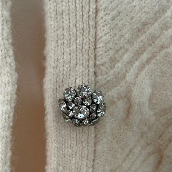 J. Crew Women's Cable Knit Cardigan - Tan - Picture 3 of 6